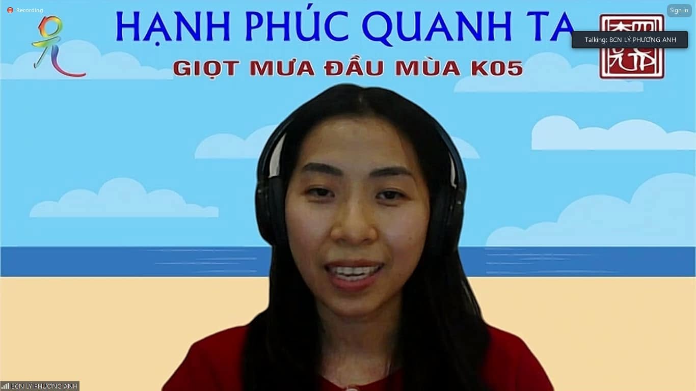NHỮNG HOA TRÁI ĐẦU TIÊN CỦA KHOÁ - K05 - HẠNH PHÚC QUANH TA - GIỌT MƯA ĐẦU MÙA !