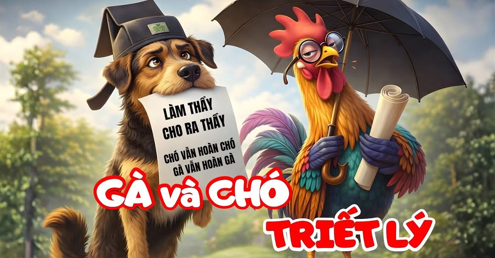 CHUYỆN VUI TRẦN THẾ (02) - GÀ CHÓ TRIẾT LÍ !!!
