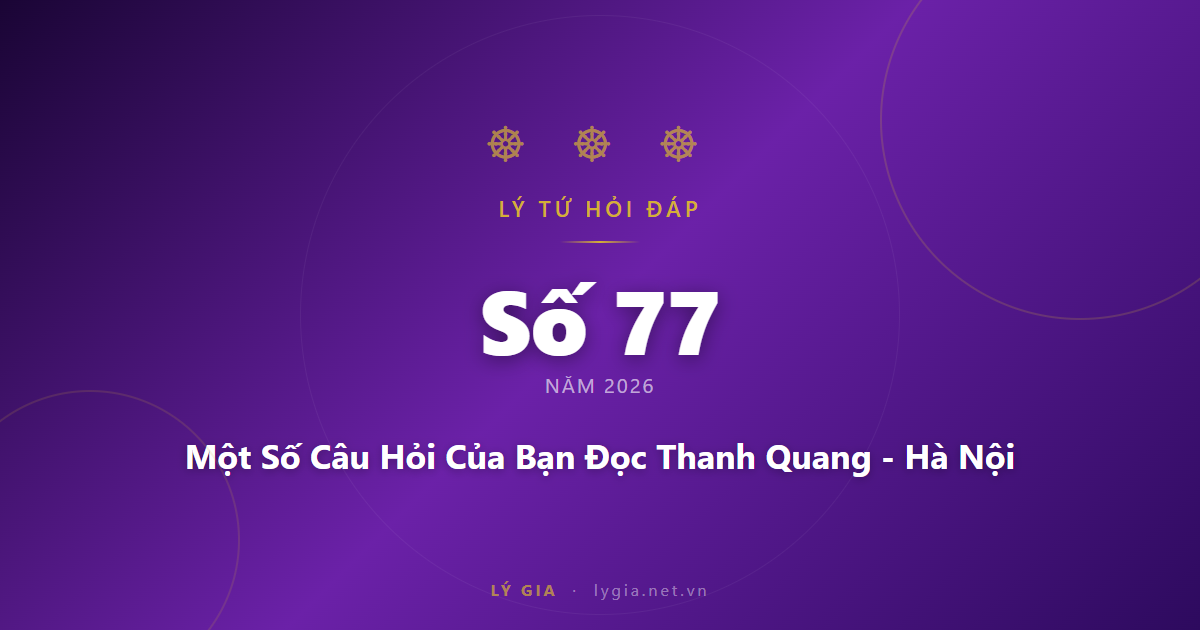 Lý Tứ Hỏi Đáp Số 77 - 2026