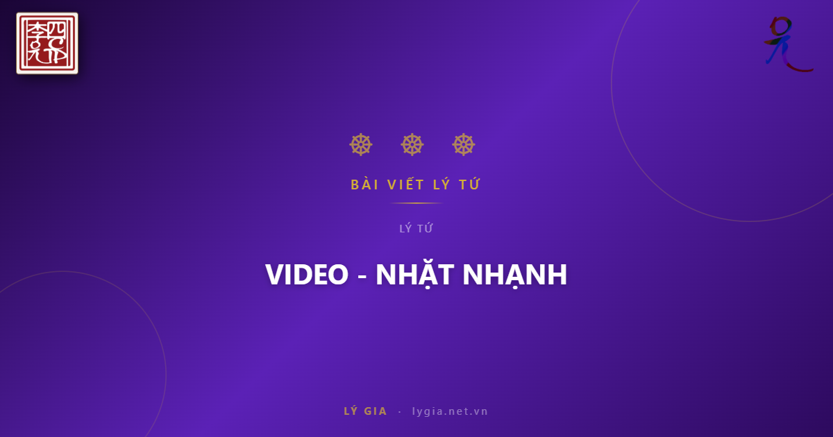 VIDEO - NHẶT NHẠNH !!!