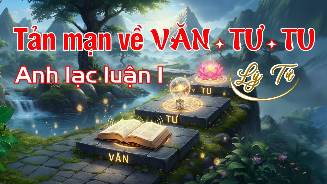 Bài 02. Tản Mạn về VĂN - TƯ - TU | Anh Lạc Luận Tập 1